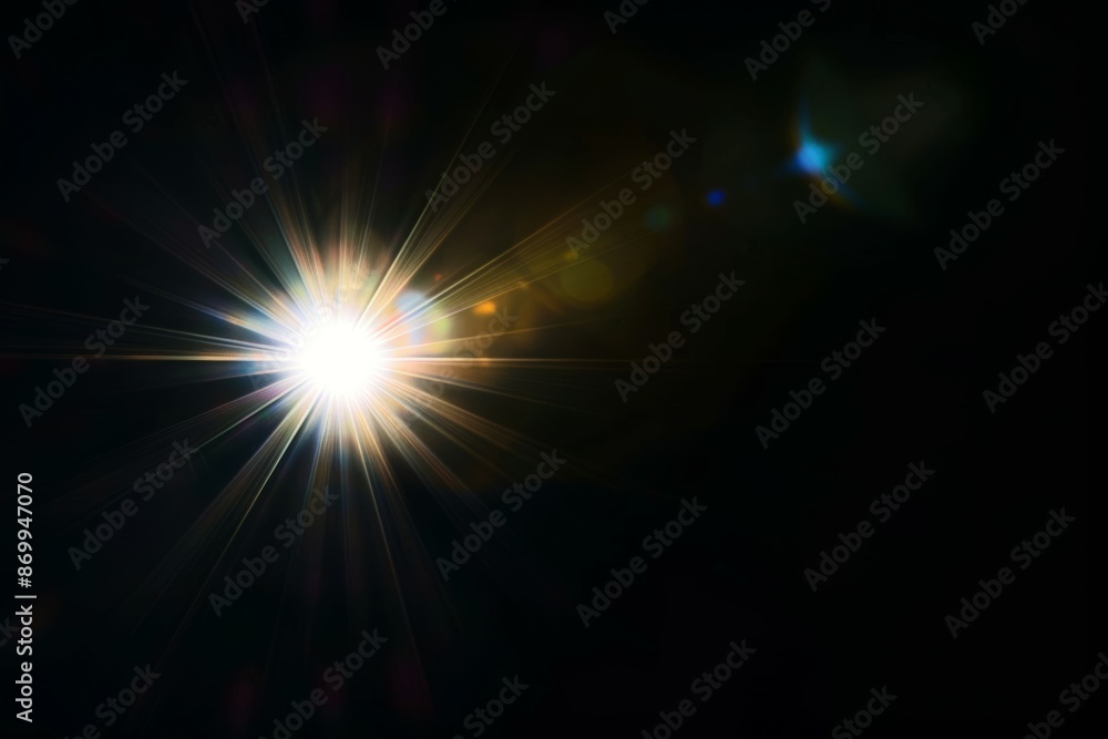 Lens flare effects for overlay designs. Abstract sun burst, digital flare, light lens decoration flash. Blank background Lens flare effects for overlay designs. Abstract sun burst, digital flare, light lens decoration flash. Blank background