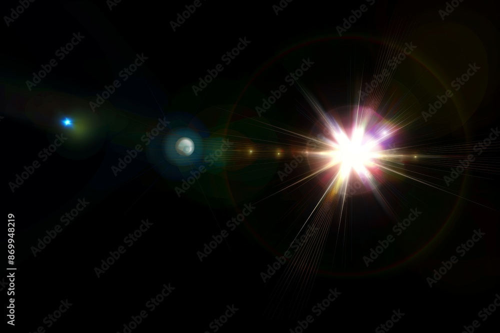 Lens flare effects for overlay designs. Abstract sun burst, digital flare, light lens decoration flash. Blank background Lens flare effects for overlay designs. Abstract sun burst, digital flare, light lens decoration flash. Blank background