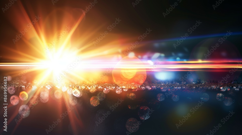 Lens flare effects for overlay designs. Abstract sun burst, digital flare, light lens decoration flash. Blank background Lens flare effects for overlay designs. Abstract sun burst, digital flare, light lens decoration flash. Blank background