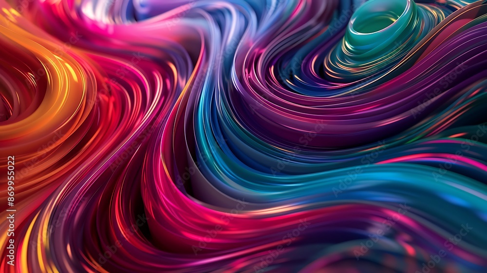 Vibrant swirls of diverse colors cascading across the screen in a mesmerizing display. Vibrant swirls of diverse colors cascading across the screen in a mesmerizing display.