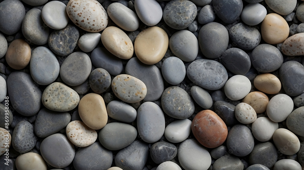 Background made of gray pebbles.2 Background made of gray pebbles.2