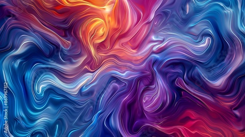 Vivid swirls of multi-colored hues forming an abstract background.