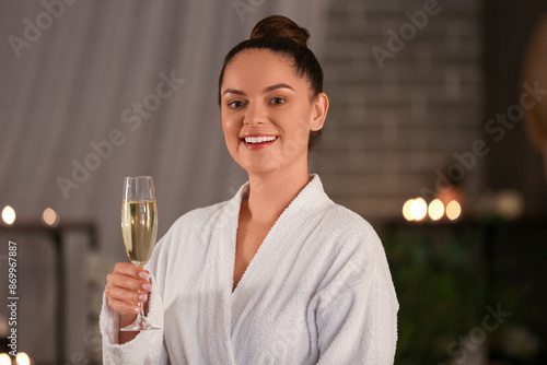 Beautiful young woman with ...