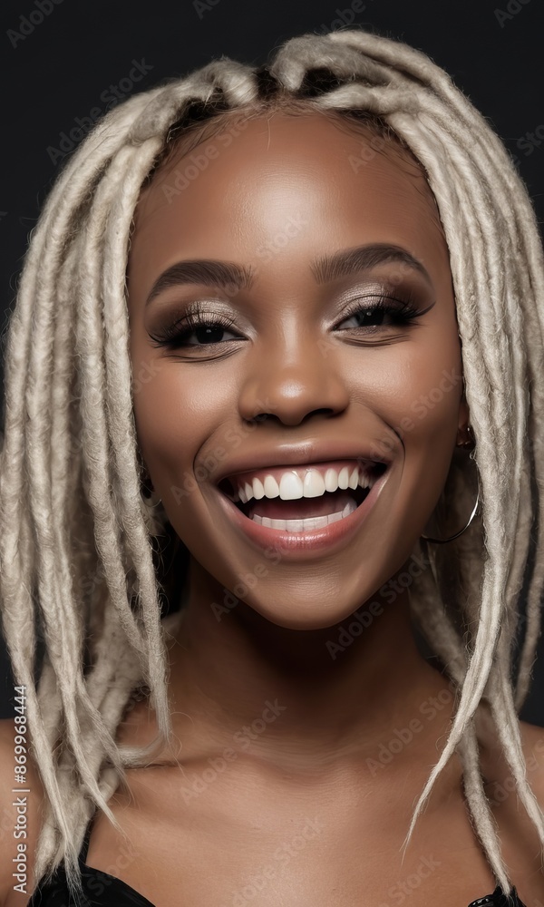 close up portrait of a woman with dreadlocks close up portrait of a woman with dreadlocks