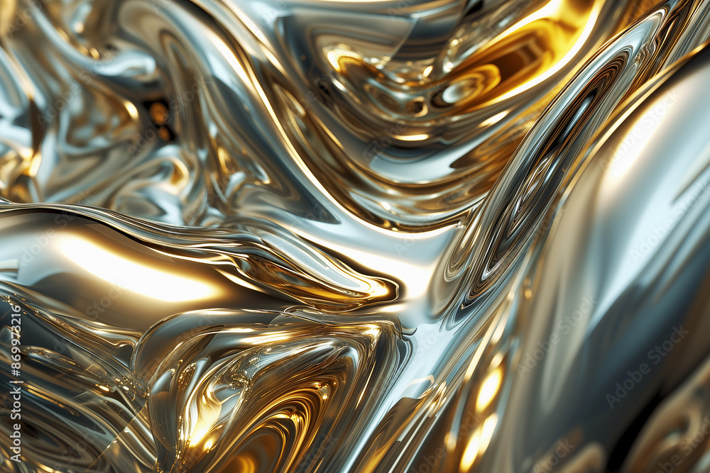 metallic themed abstract background with flowing liquid metal elements merging together and forming a visually captivating fusion of textures and tones, gold and silver liquid motion background image metallic themed abstract background with flowing liquid metal elements merging together and forming a visually captivating fusion of textures and tones, gold and silver liquid motion background image