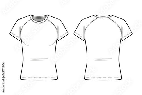 Slim Fit Raglan T-Shirt