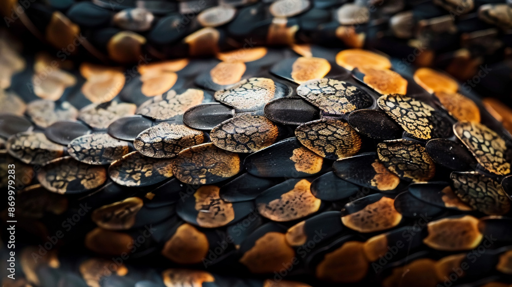 viper skin a dangerous reptile in nature, AI Generative viper skin a dangerous reptile in nature, AI Generative