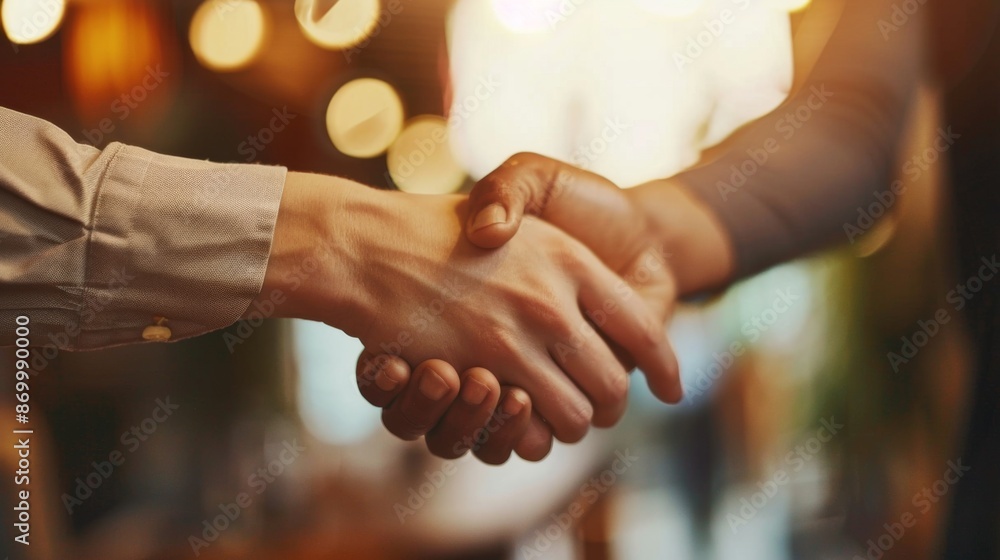 The image depicts a handshake in warm lighting, symbolizing cooperation, partnership, mutual respect, agreement, and the understanding necessary for a successful business relationship. The image depicts a handshake in warm lighting, symbolizing cooperation, partnership, mutual respect, agreement, and the understanding necessary for a successful business relationship.