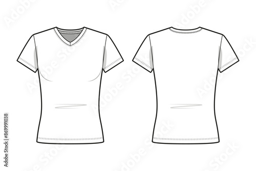 Slim Fit V-Neck T-Shirt