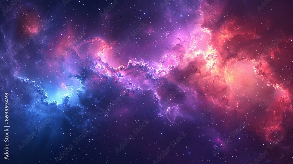 Cosmic Nebula: A Symphony of Color and Light Cosmic Nebula: A Symphony of Color and Light