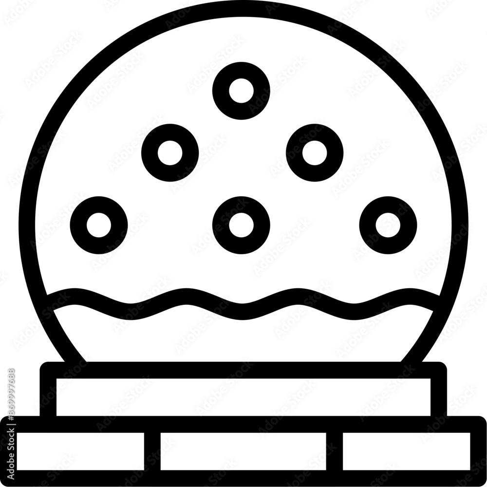 Obraz premium Snow Globe Icon