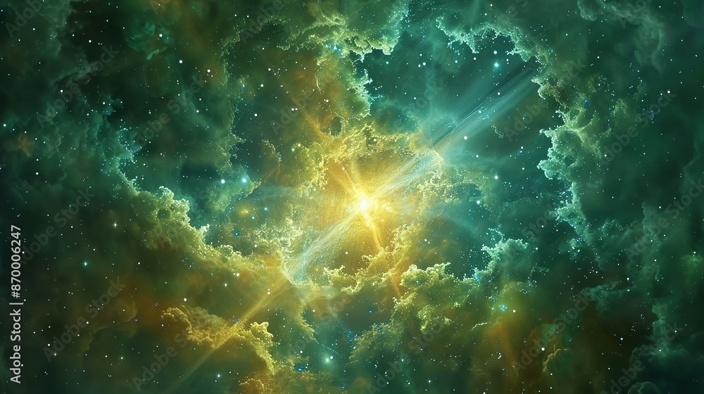 Starburst in a Cosmic Nebula Starburst in a Cosmic Nebula