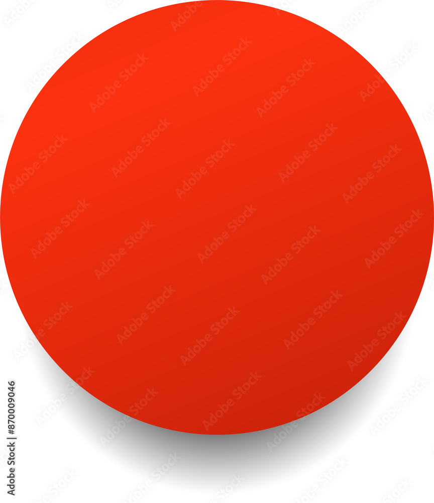 Circle red paper and shadow. Decoration design Circle red paper and shadow. Decoration design