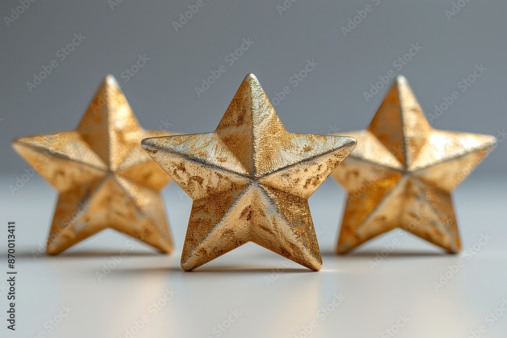 Five-Star Rating Customer Experience Concept Five-Star Rating Customer Experience Concept
