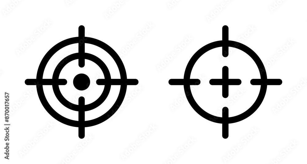 Target icon vector isolated on white background. Target vector icon. goal icon. marketing target. Aim Target icon vector isolated on white background. Target vector icon. goal icon. marketing target. Aim
