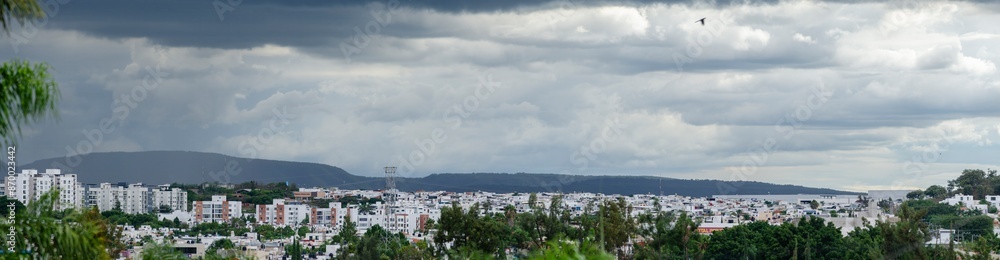 ciudad, nubes, zapopan, jalisco, lluvia ciudad, nubes, zapopan, jalisco, lluvia