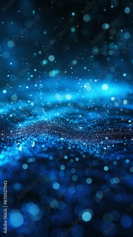 Dark blue and glow particle abstract background. Dark blue and glow particle abstract background.