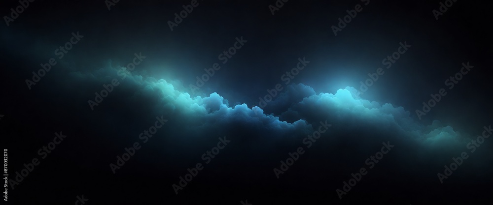 Fototapeta premium Nebulous Clouds Cosmic Ambiance Ethereal Glow Deep Space Celestial Phenomena Mysterious Atmosphere Otherworldly Colors Wonder Background Wallpaper