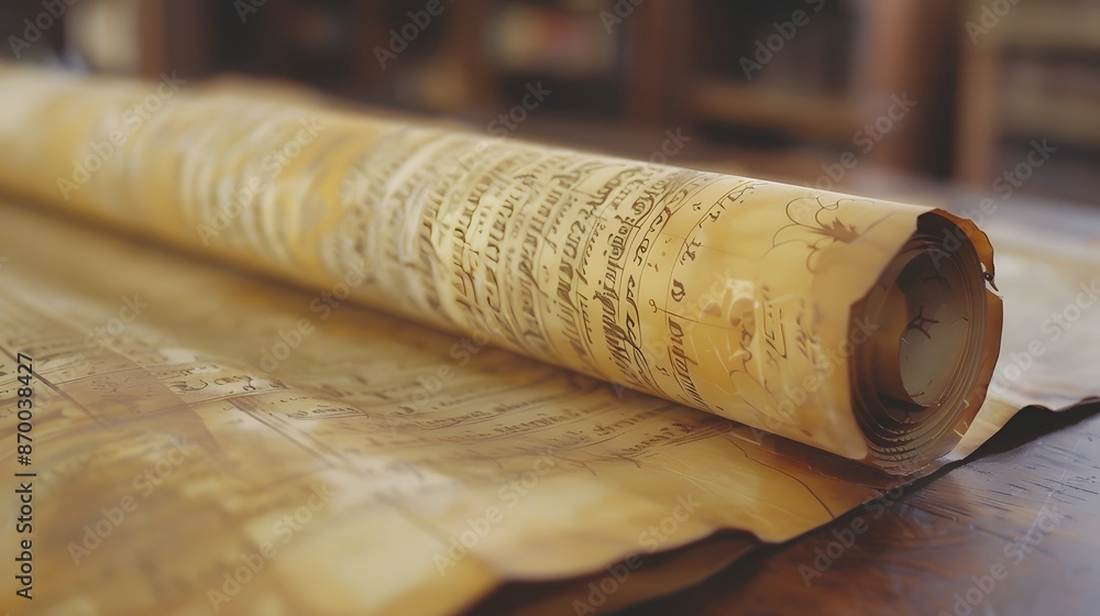 Fototapeta premium Old paper sheet, Vintage aged Original background or texture