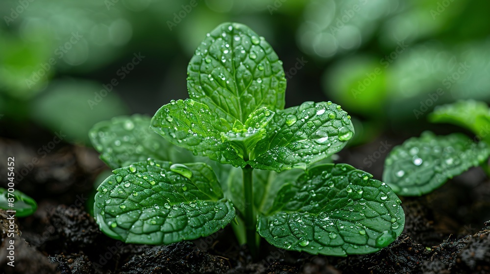 Herbal Peppermint in Natural Light Herbal Peppermint in Natural Light
