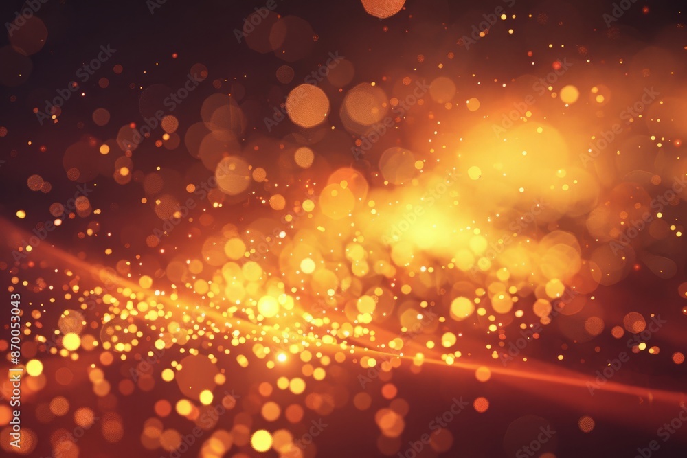 Obraz premium Abstract particle background, 3d render.