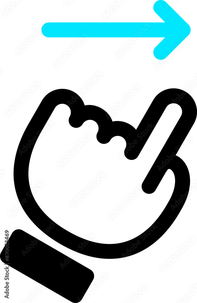 finger motion drag direction icon
finger motion drag direction icon
