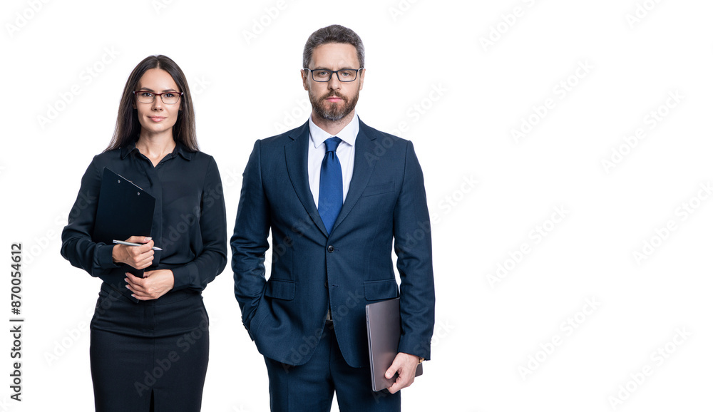 successful businesspeople. business coworkers isolated on white. two businesspeople in formal suit. ambitious businesspeople support. professional business leader with manager. business team successful businesspeople. business coworkers isolated on white. two businesspeople in formal suit. ambitious businesspeople support. professional business leader with manager. business team