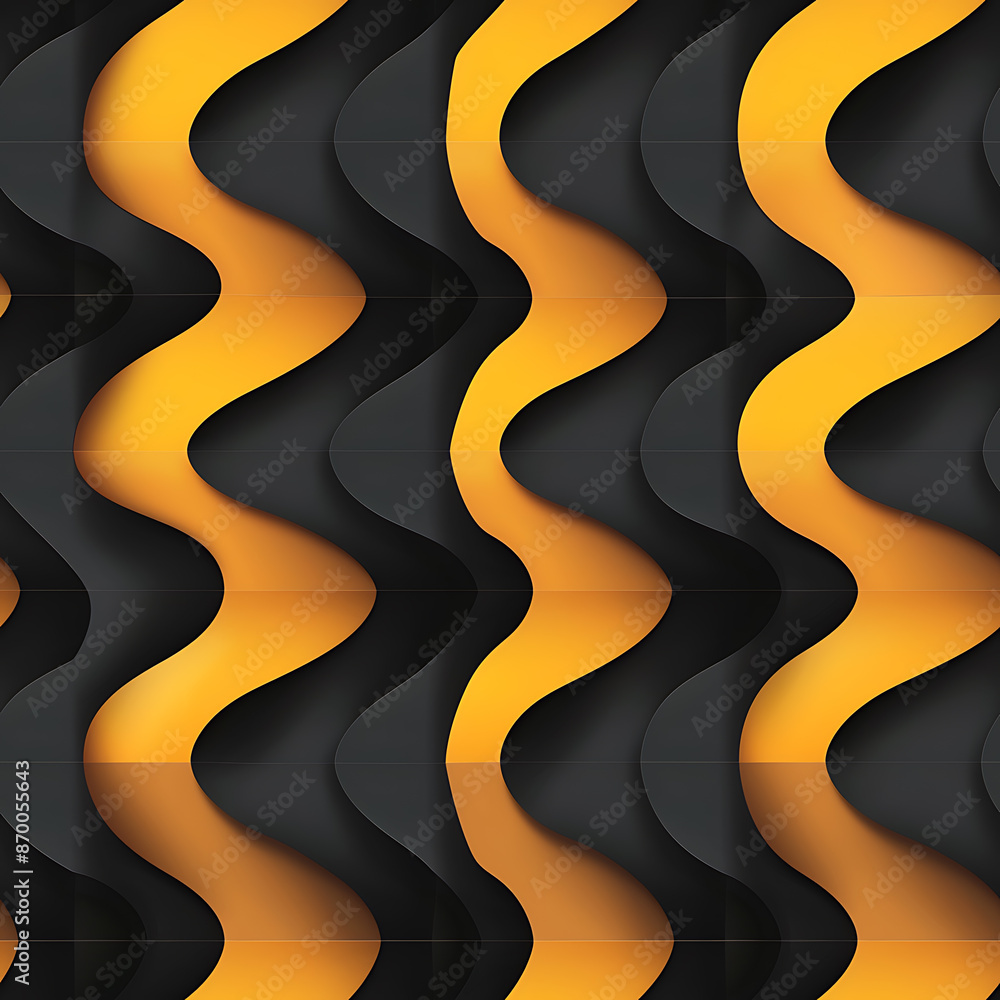 Abstract Black and Yellow Background Abstract Black and Yellow Background