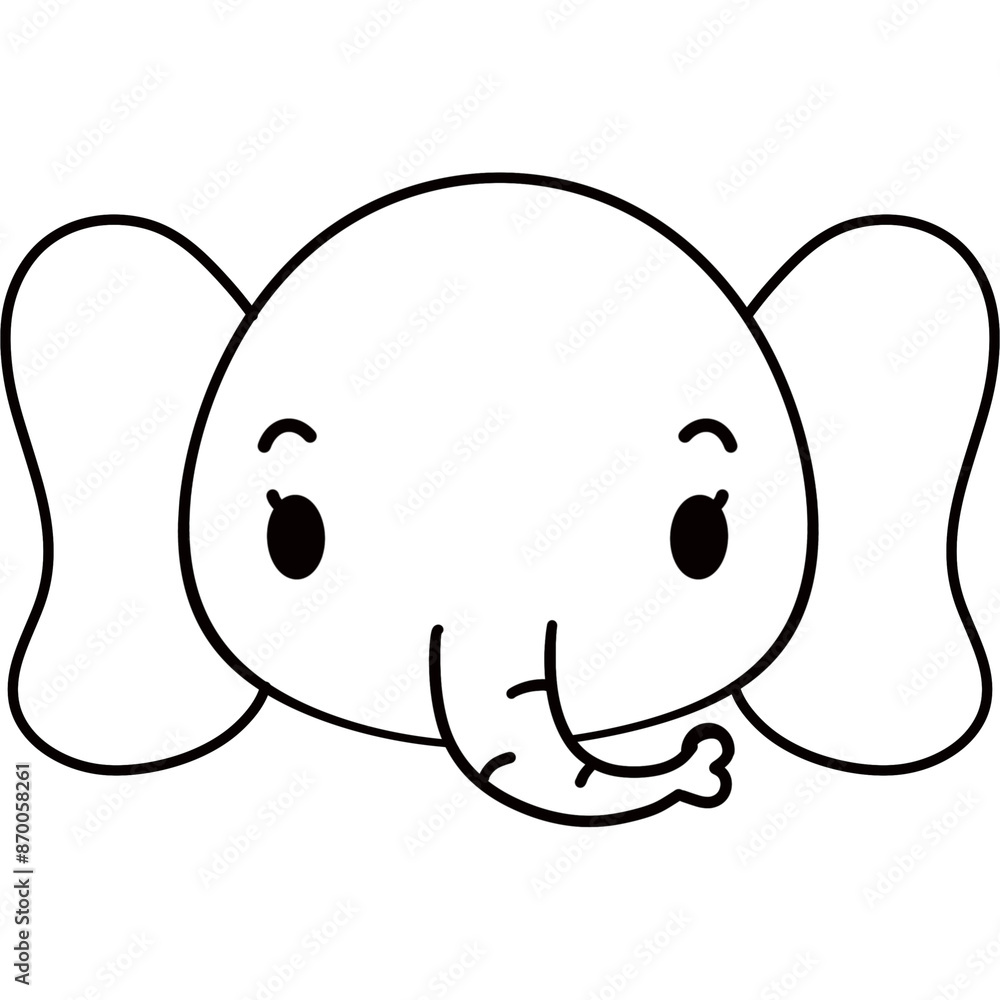 Animals head outline Animals head outline