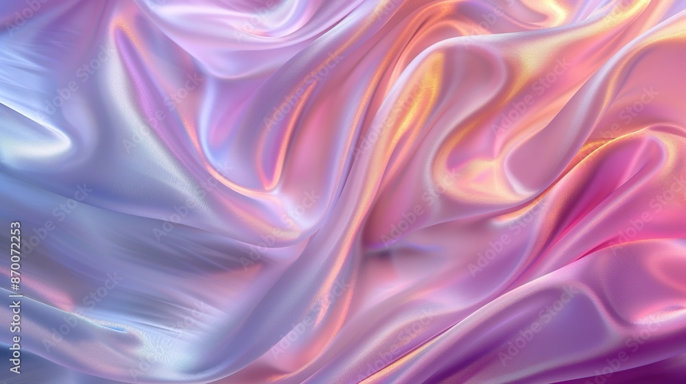 Obraz premium Abstract Iridescent Fabric Texture