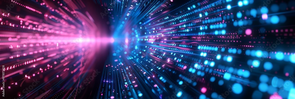 Abstract futuristic technology abstract background with lines for network, big data, data center, server, internet, speed. dark blue and pink neon lights into digital technology tunnel Abstract futuristic technology abstract background with lines for network, big data, data center, server, internet, speed. dark blue and pink neon lights into digital technology tunnel