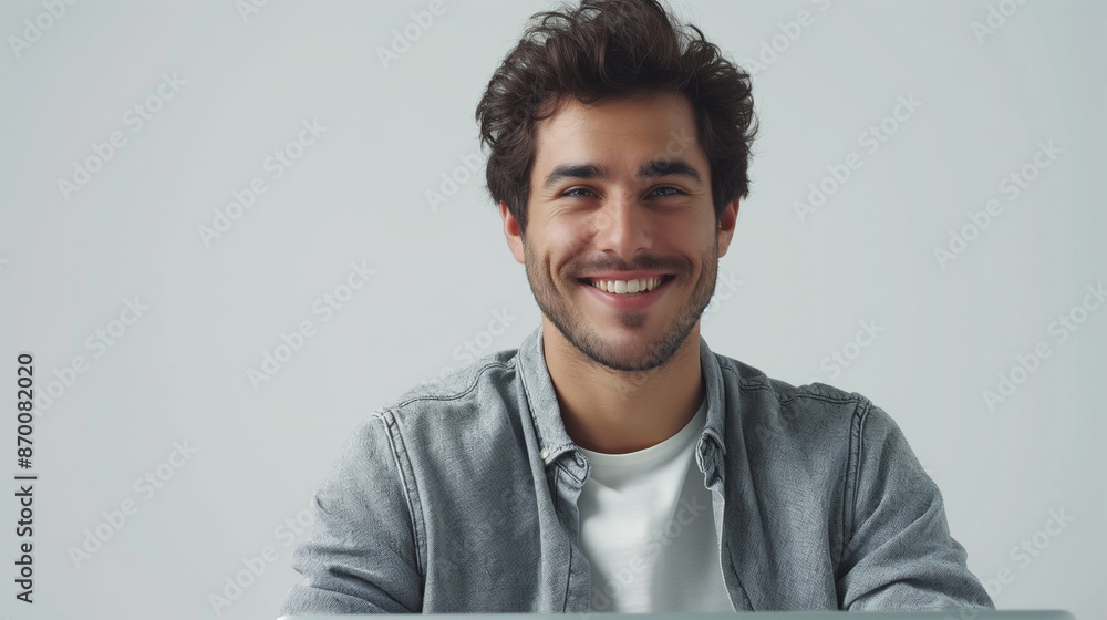 Delighted Male Tech Employee Typing on Keyboard
Delighted Male Tech Employee Typing on Keyboard
