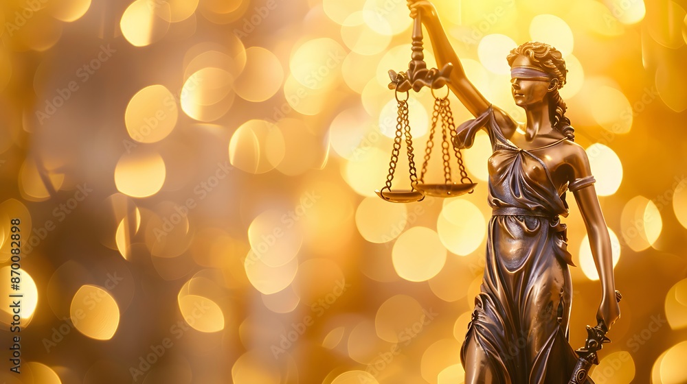 Legal and law concept statue of Lady Justice with scales of justice Legal and law concept statue of Lady Justice with scales of justice