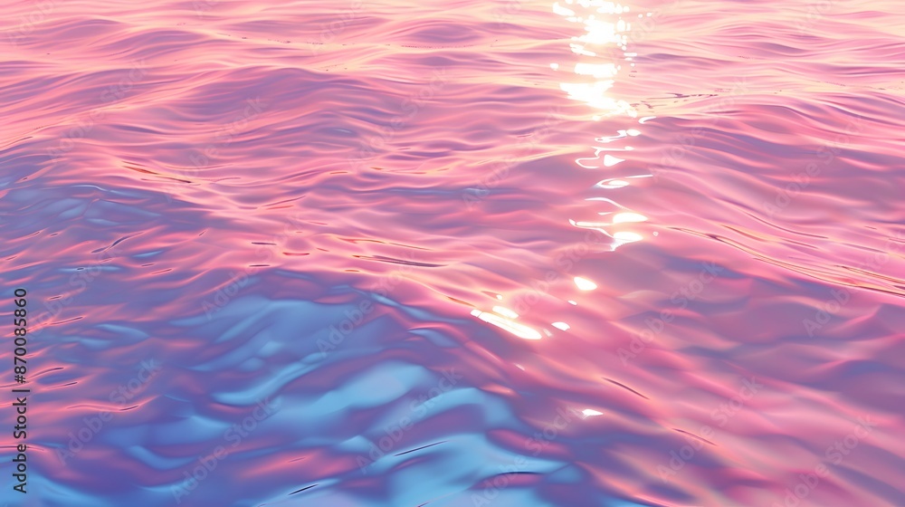 Closeup of pink transparent clear calm water surface texture with splashes and bubbles. Trendy abstract summer nature background. Coral colored waves in sunlight. Copy space Closeup of pink transparent clear calm water surface texture with splashes and bubbles. Trendy abstract summer nature background. Coral colored waves in sunlight. Copy space