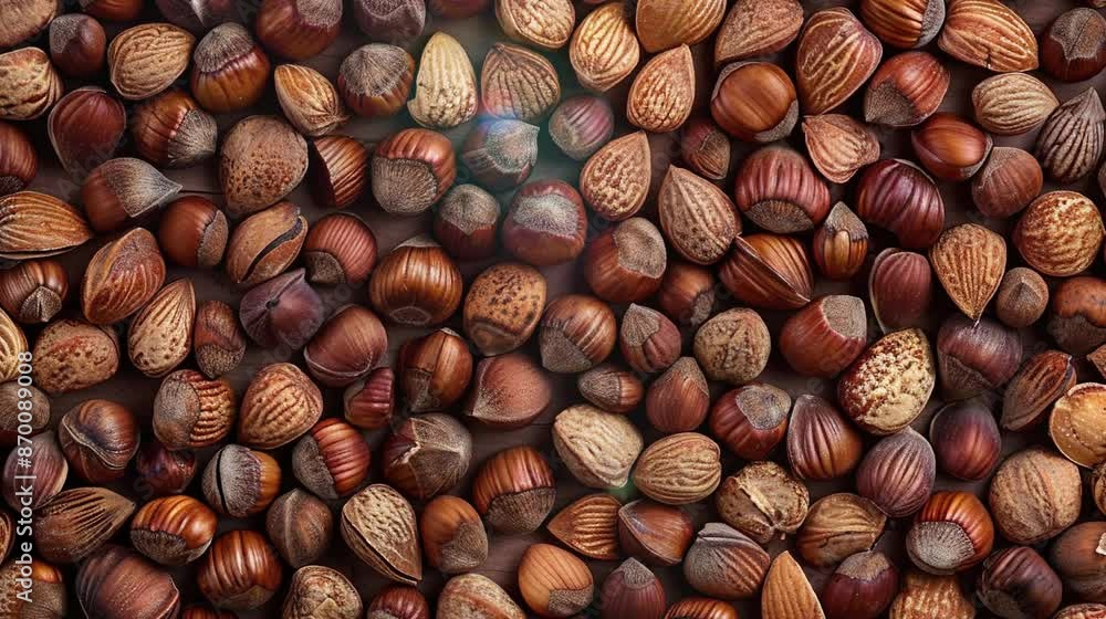 Peanuts video background tile top view. For advertisement, product promotion. Peanuts video background tile top view. For advertisement, product promotion.