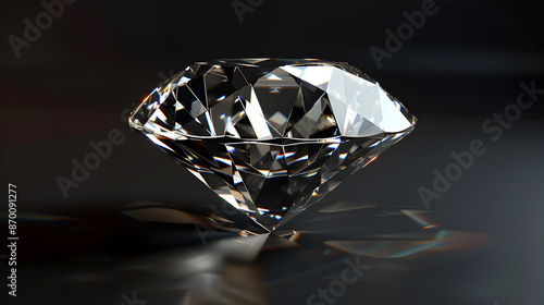 Beautiful diamonds on a black background