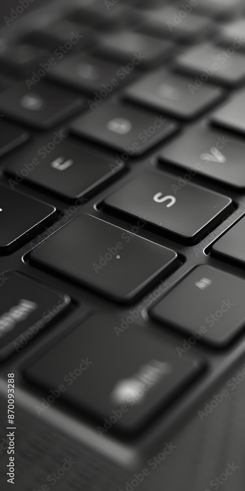 Teclado de computador clássico com design moderno e elegante Teclado de computador clássico com design moderno e elegante