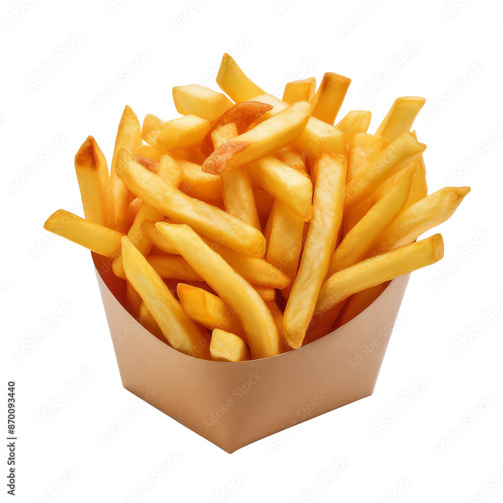French fries isolate on transparent png. French fries isolate on transparent png.