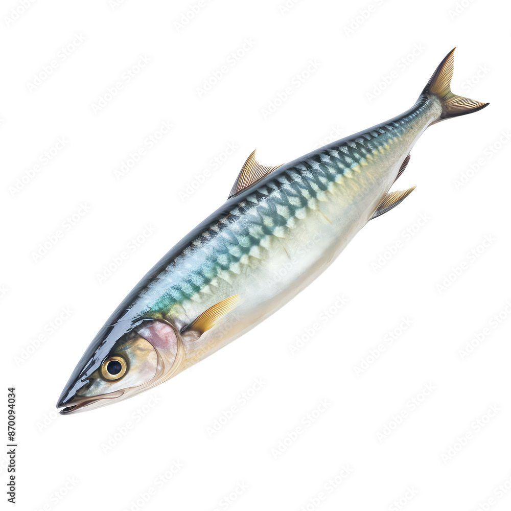 Fototapeta premium Fish isolate on transparent png.