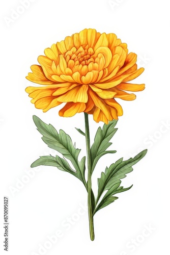 the AI Image Generator, Chrysanthemum boreale, Close up view