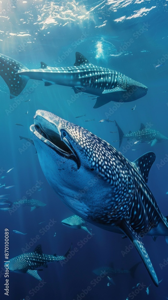 Fototapeta premium The concept of International Whale Shark Day