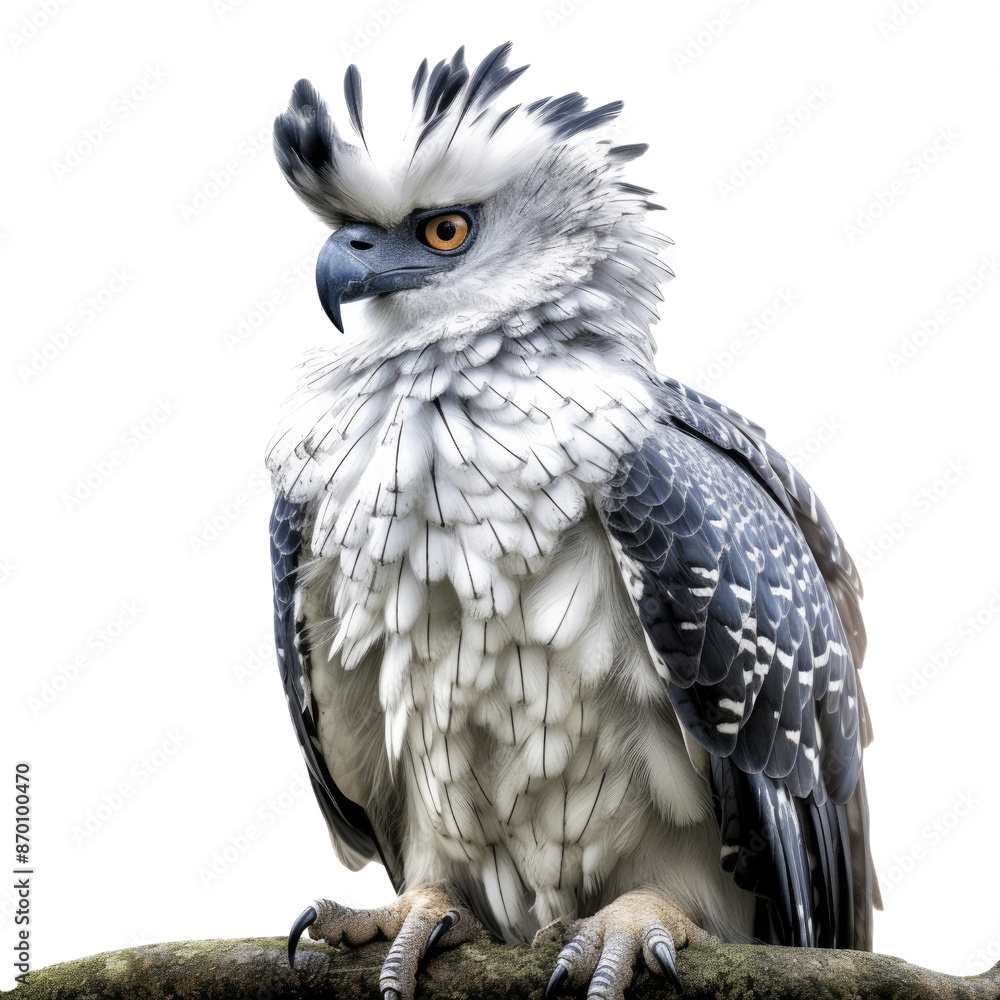Fototapeta premium Bird of prey isolate on transparent png. 
