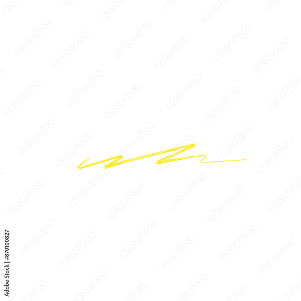 Grunge underlined yellow Grunge underlined yellow