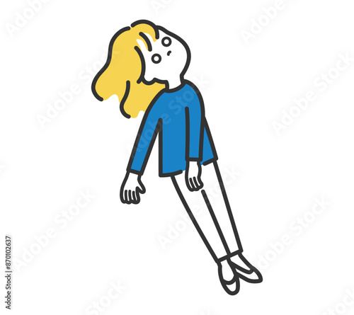 ふらふらな女性