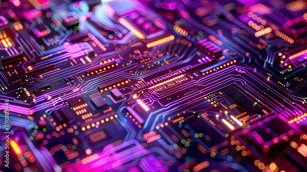 Abstract computer circuit board wallpaper background digital technology theme intricate circuitry design vibrant digital elements Abstract computer circuit board wallpaper background digital technology theme intricate circuitry design vibrant digital elements