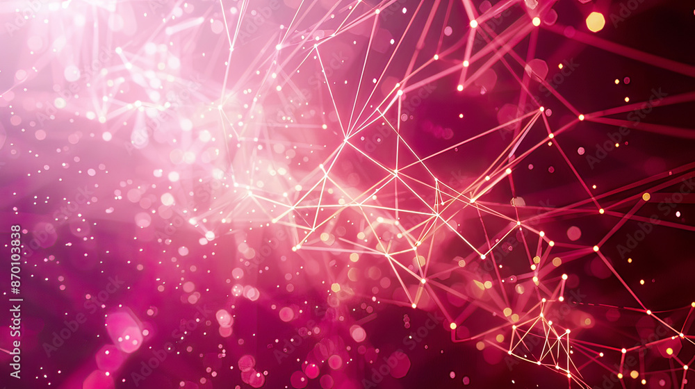 Abstract plexus design connecting dots and lines global network connection digital communication technology bright and vibrant Abstract plexus design connecting dots and lines global network connection digital communication technology bright and vibrant