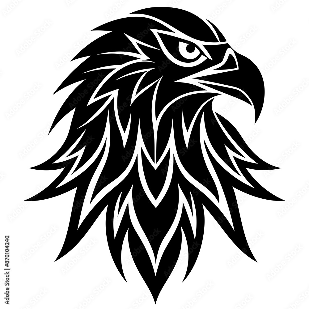 Obraz premium eagle head vector