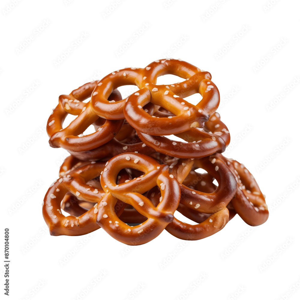 Pretzels isolate on transparent png. Pretzels isolate on transparent png.