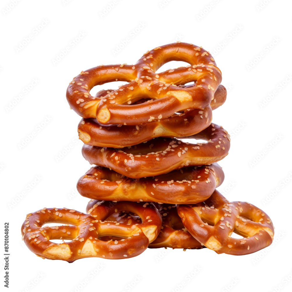Pretzels isolate on transparent png. Pretzels isolate on transparent png.