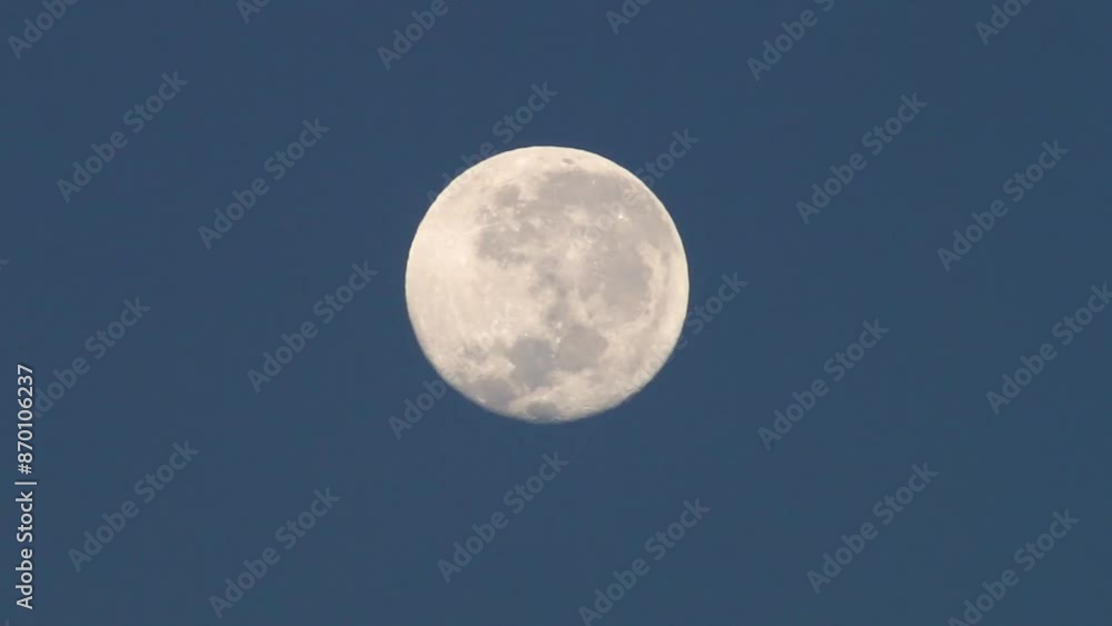 Full moon sunset view of Botafogo beach in Rio de Janeiro Brazil Full moon sunset view of Botafogo beach in Rio de Janeiro Brazil